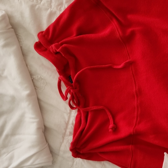 Two piece Christmas Red and white dance costume. - Picture 4 of 5